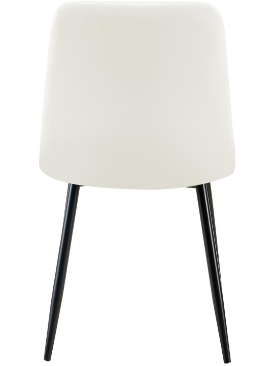 Cadeira da sala de jantar Antibes couro sintético, branco