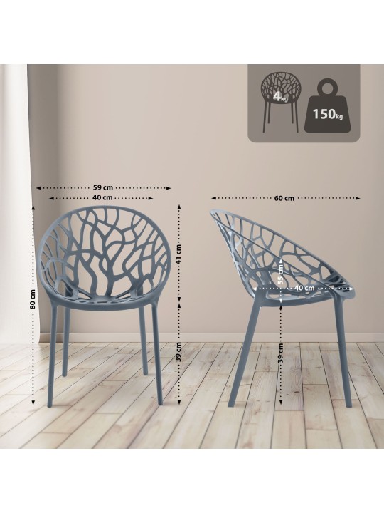 Grupo de assentos Hoscana, antracite