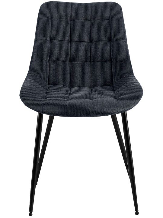 Cadeira de jantar Sardna Cord, preto