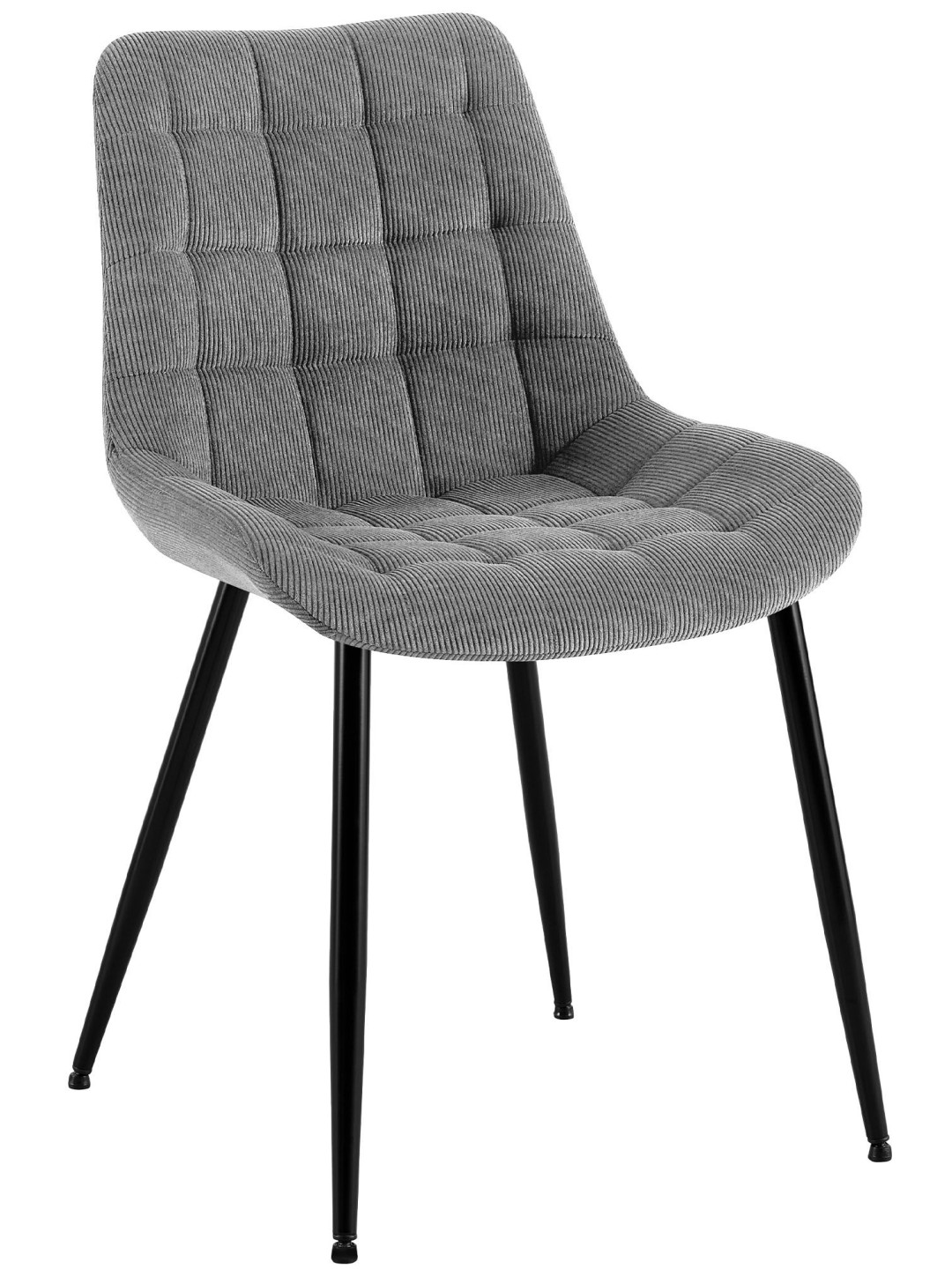 Cadeira de jantar Sardna Cord, cinza