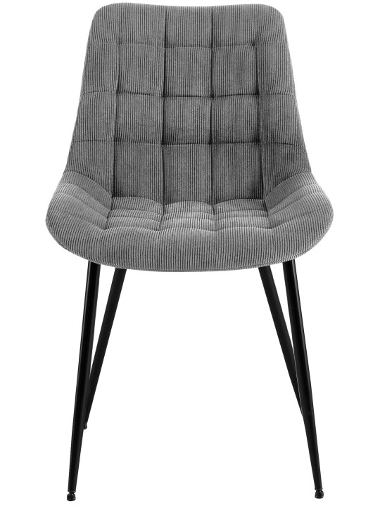 Cadeira de jantar Sardna Cord, cinza