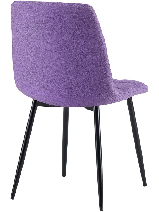 Cadeira da sala de jantar tecido Antibes, lilás