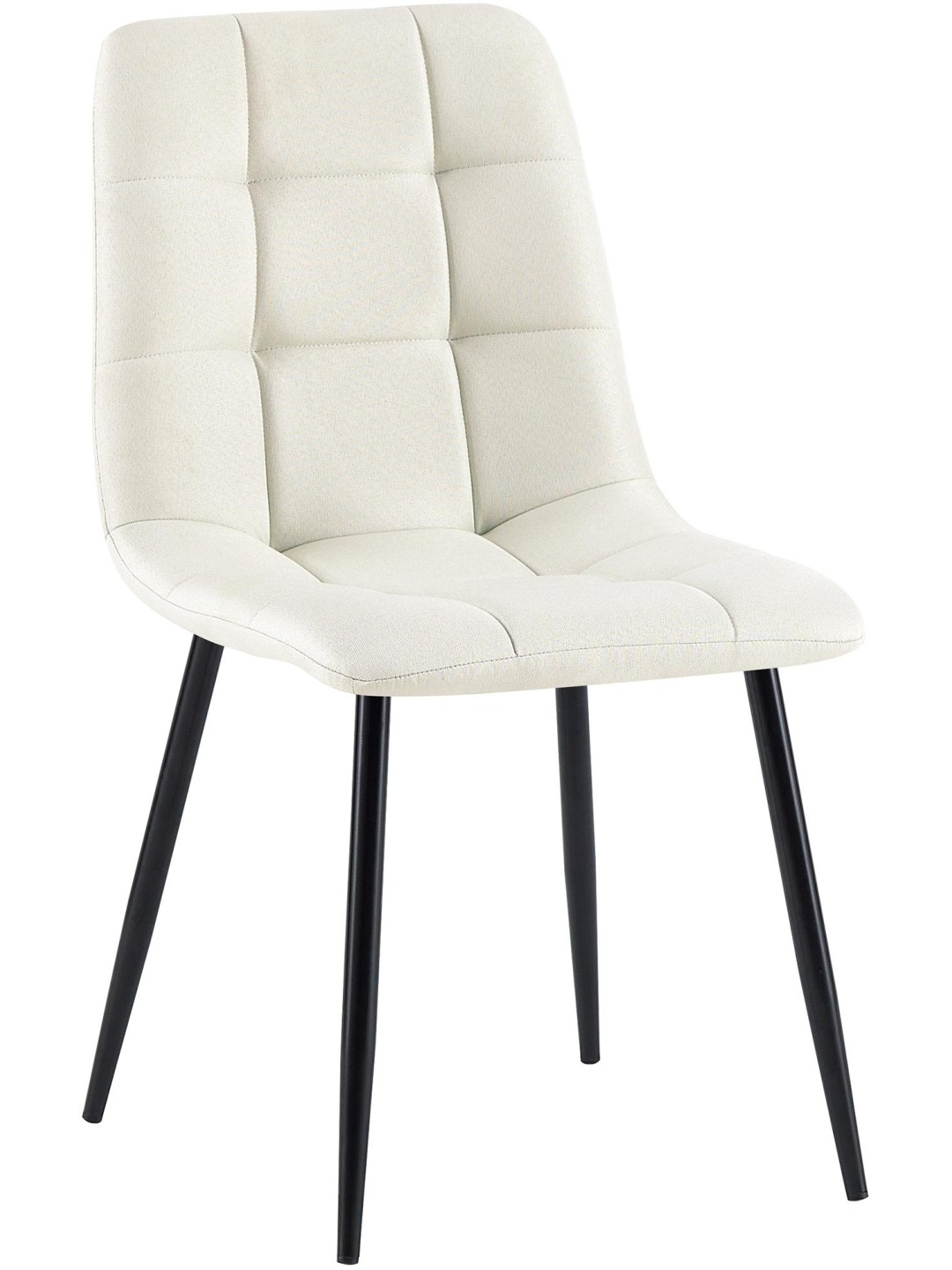 Cadeira da sala de jantar tecido Antibes, creme