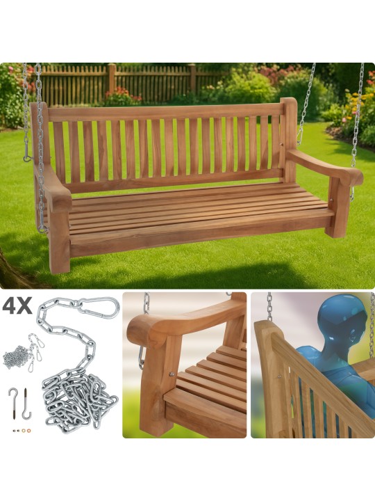 Banco de balanço Joyce 150 cm, teca Banco de balanço Joyce 150 cm, teca