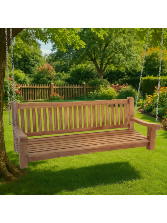 Banco de balanço Joyce 180 cm, teca Banco de balanço Joyce 180 cm, teca