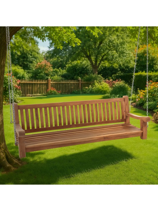 Banco de balanço Joyce 200 cm, teca Banco de balanço Joyce 200 cm, teca