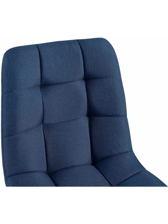 Cadeira da sala de jantar tecido Antibes, azul