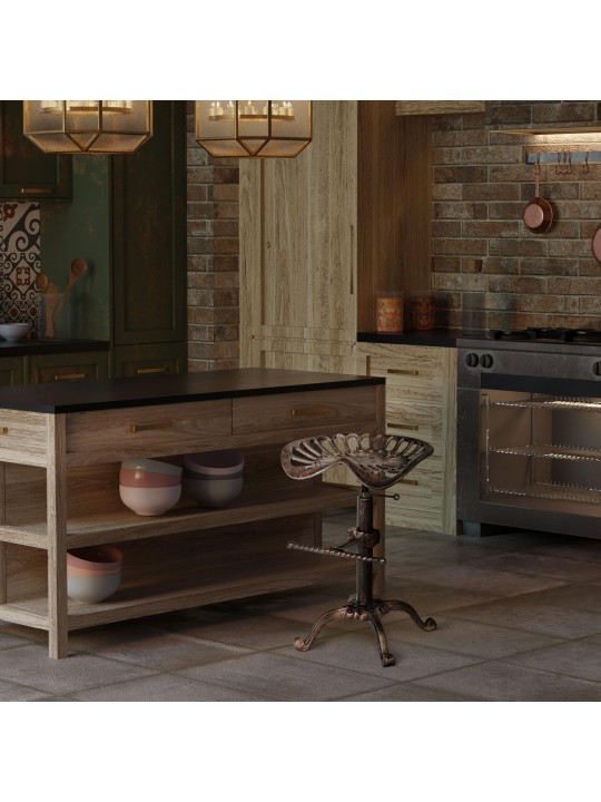 Banqueta alta Butch, bronze