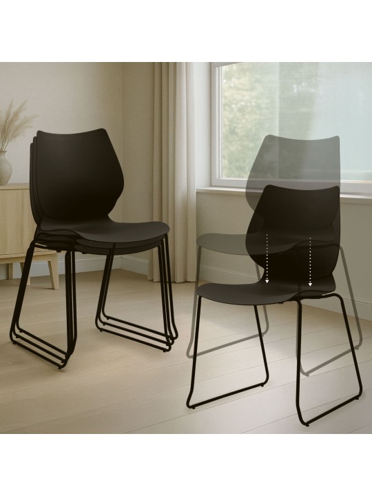 Cadeira Houma, preto