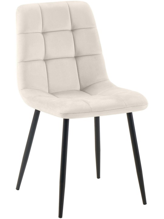 Cadeira de jantar Antibes, branco creme