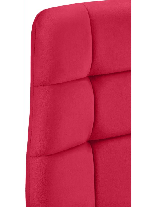 Conjunto de 4 cadeiras de jantar Antibes, vermelho