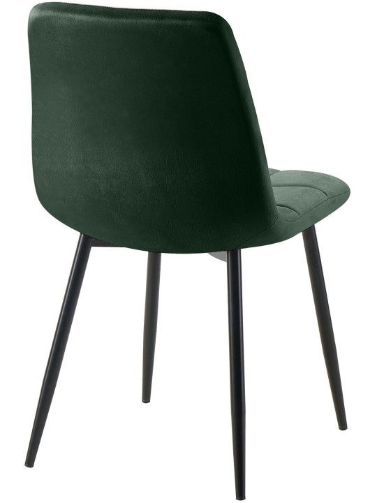 Conjunto de 4 cadeiras de jantar Antibes, verde