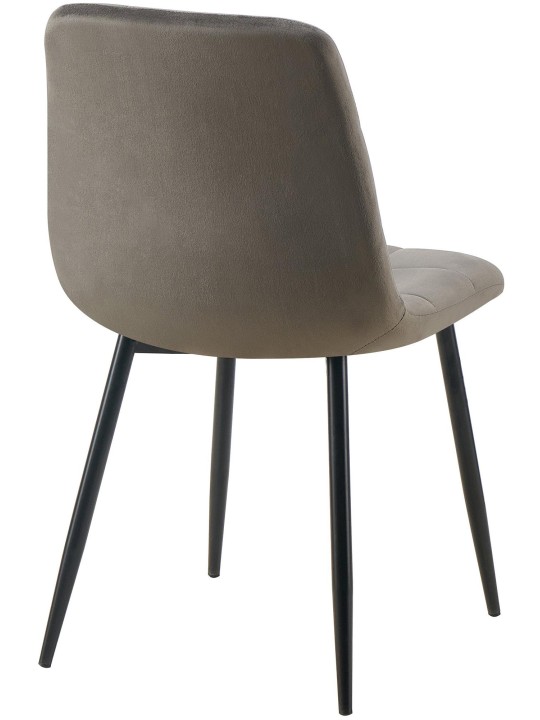 Conjunto de 4 cadeiras de jantar Antibes, antracite