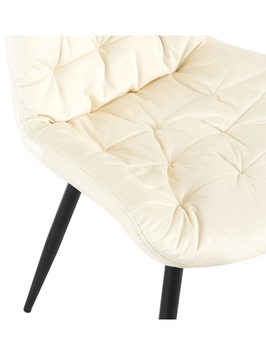 Conjunto de 2 cadeiras de jantar Rossford, creme Conjunto de 2 cadeiras de jantar Rossford, creme