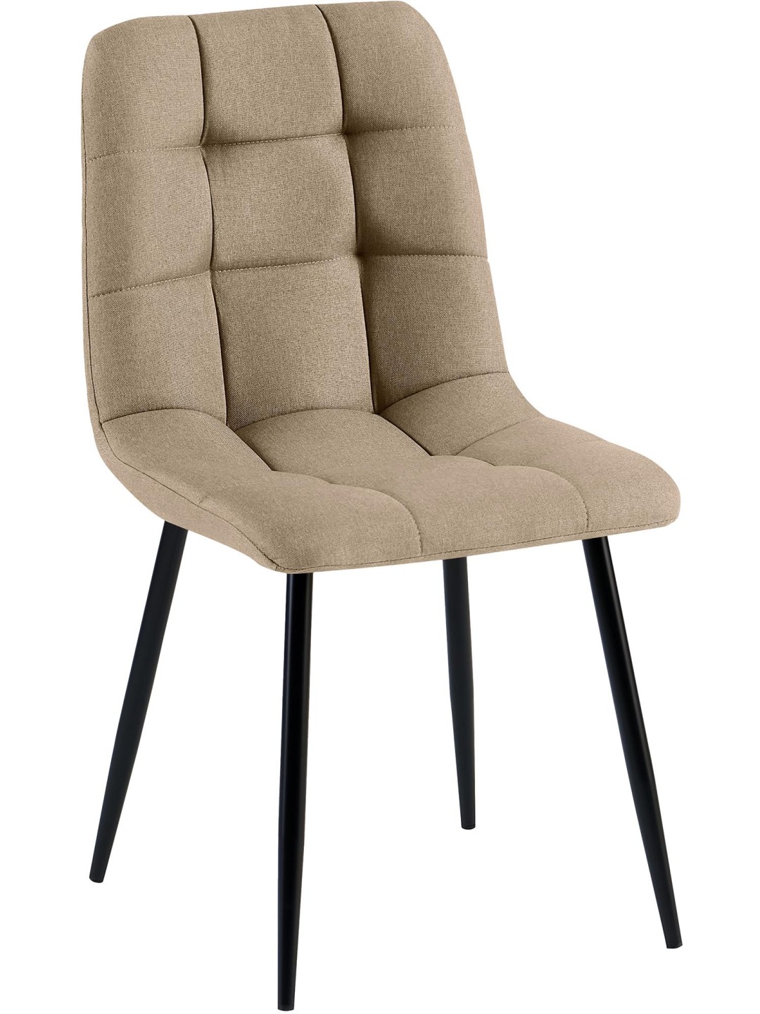 Cadeira de sala de jantar tecido Tilde, taupe