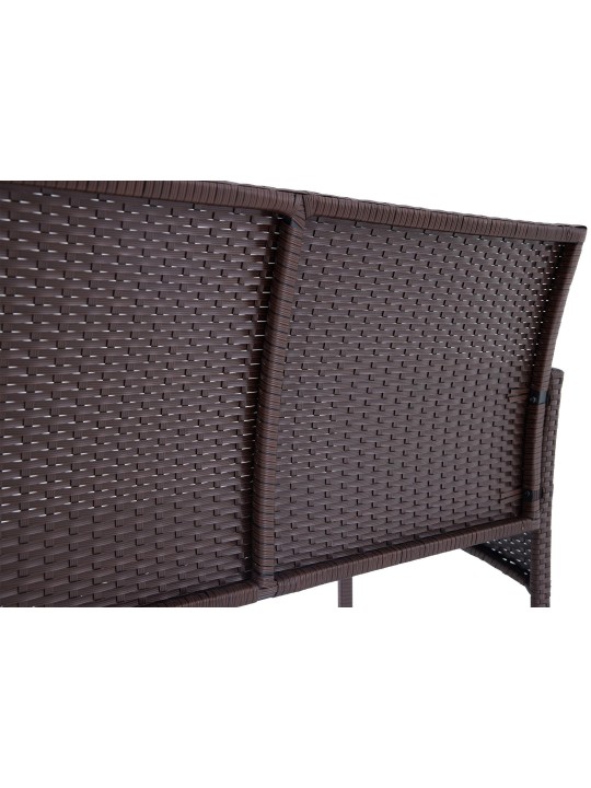 Grupo de assentos Ramunda, castanho