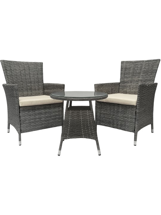 Grupo de assentos Fireda, cinza mesclado Grupo de assentos Fireda, cinza mesclado