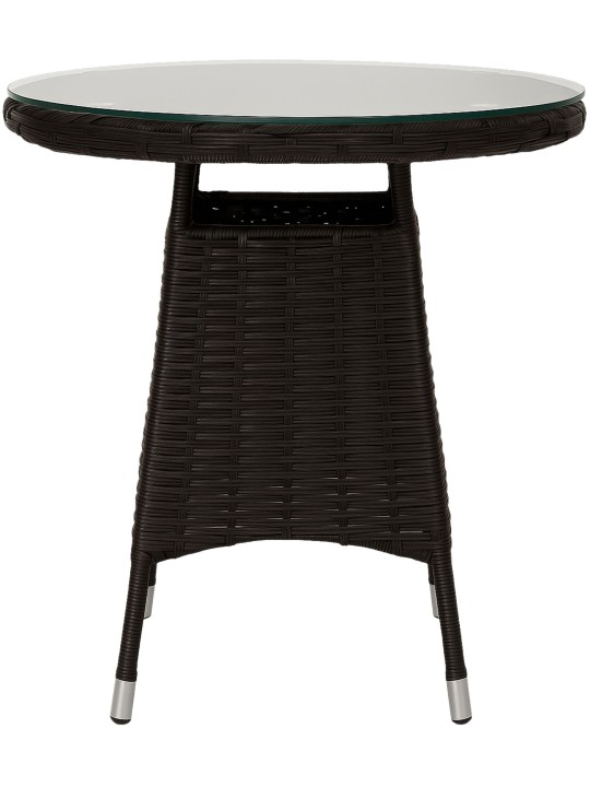 Grupo de assentos Fireda, castanho escuro