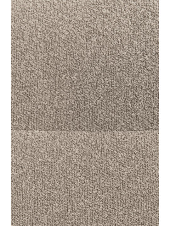 Cadeira da sala de jantar tecido Merlinda Teddy, taupe Cadeira da sala de jantar tecido Merlinda Teddy, taupe