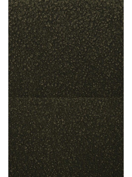 Cadeira da sala de jantar tecido Merlinda Teddy, verde escuro