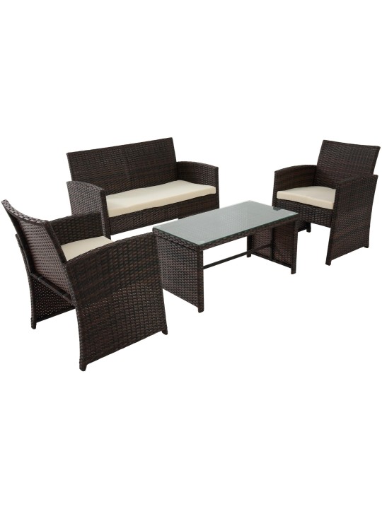 Grupo de assentos Toruba, castanho