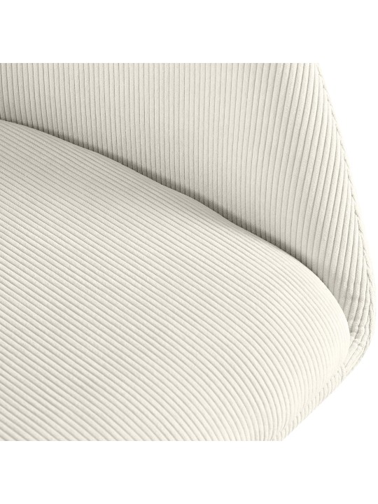 Cadeira de jantar Olema Cord, creme