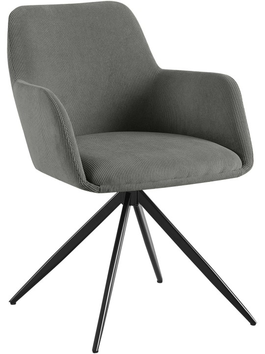 Cadeira de jantar Olema Cord, cinza