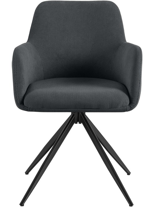 Cadeira de jantar Olema Cord, preto Cadeira de jantar Olema Cord, preto