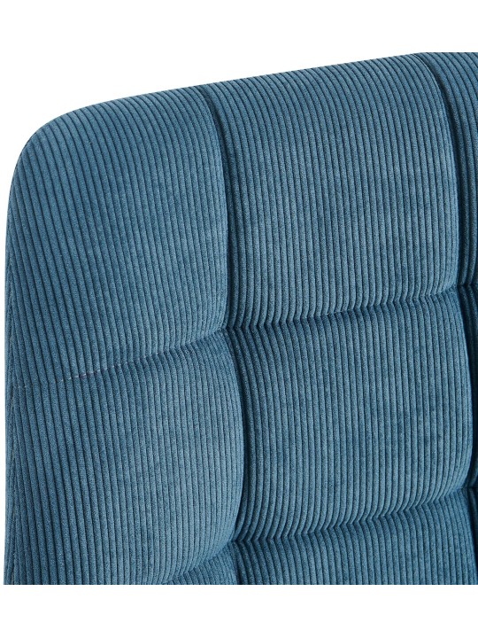 Conjunto de 4 cadeiras para sala de jantar Tilde Cord, azul Conjunto de 4 cadeiras para sala de jantar Tilde Cord, azul