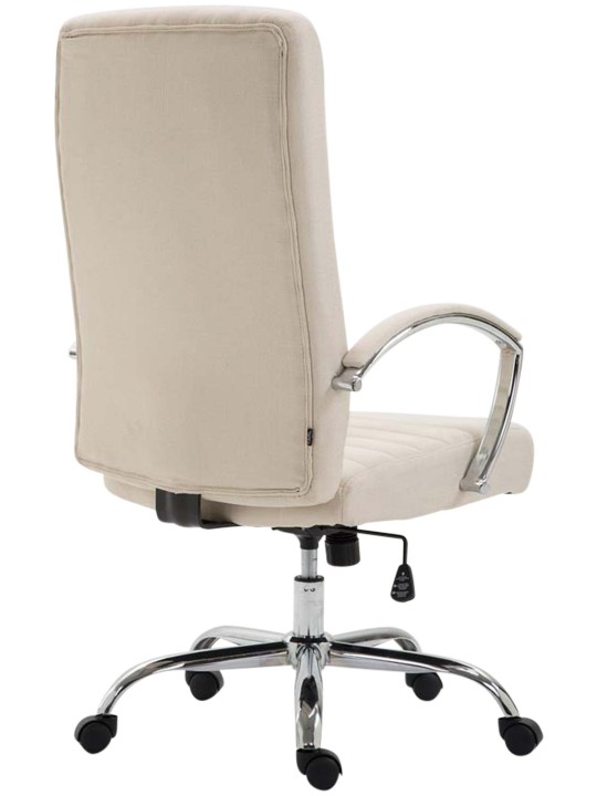 Cadeira de escritório tecido Valais, creme