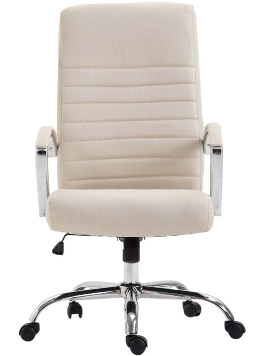 Cadeira de escritório tecido Valais, creme