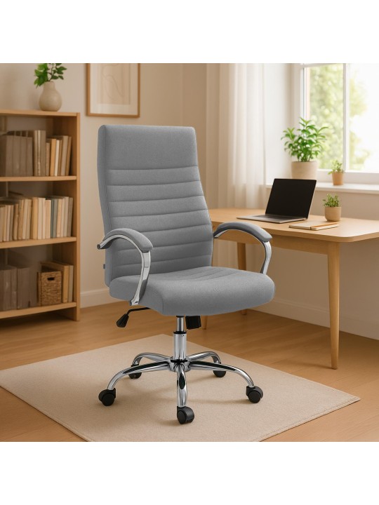 Cadeira de escritório tecido Valais, cinza