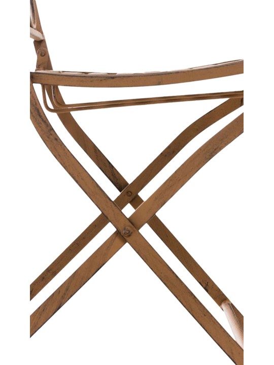 Conjunto de 2 cadeiras Sibell, castanho antigo