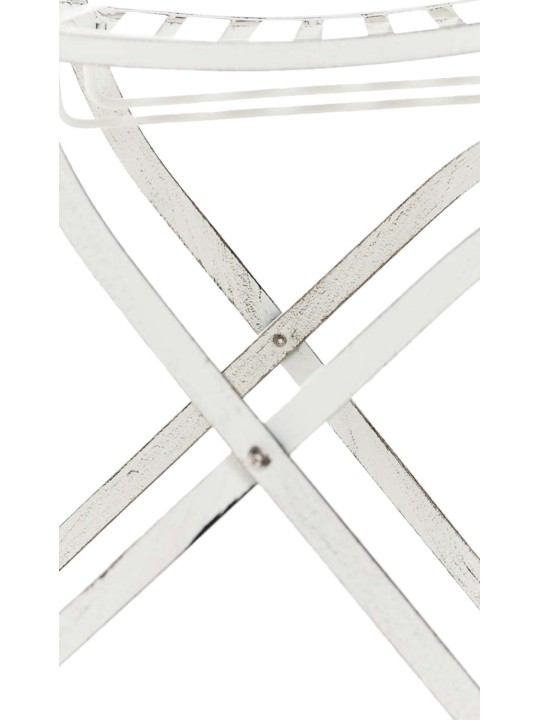 Conjunto de 2 cadeiras Sibell, branco antigo