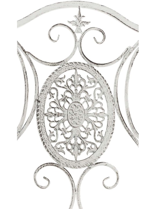 Conjunto de 2 cadeiras Sibell, branco antigo