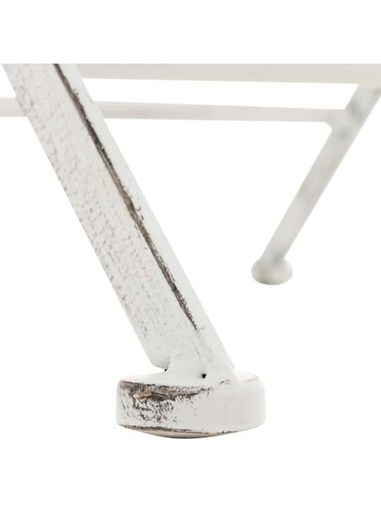 Conjunto de 2 cadeiras Sibell, branco antigo