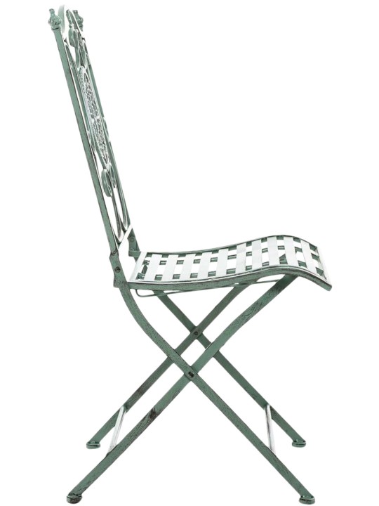 Conjunto de 2 cadeiras Sibell, verde antigo