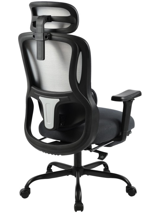 Cadeira de escritório Leesburg, preto/preto