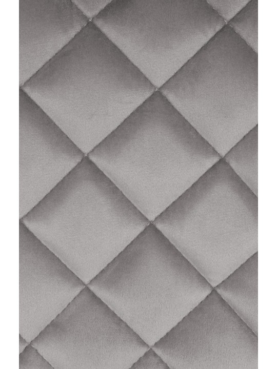 Conjunto de 2 bancos altos Kasson veludo, cinza Conjunto de 2 bancos altos Kasson veludo, cinza