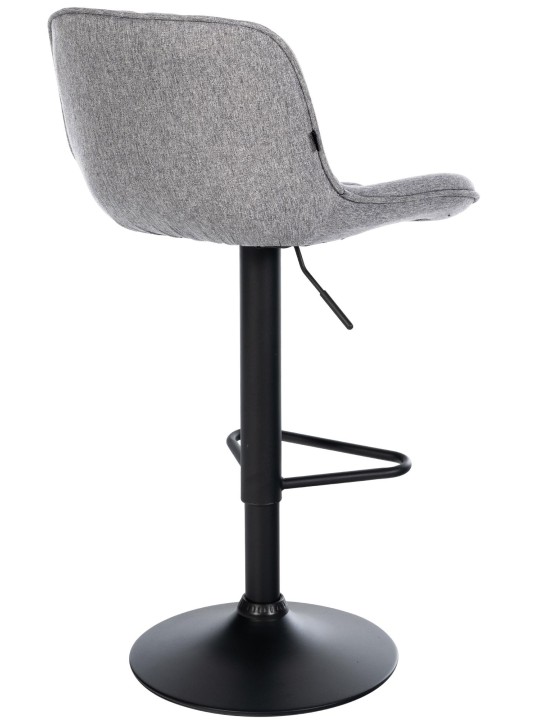 Conjunto de 2 bancos altos em tecido Kasson, cinza Conjunto de 2 bancos altos em tecido Kasson, cinza