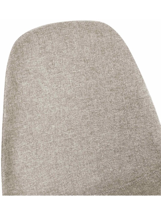 Cadeira de jantar em tecido Napier, creme