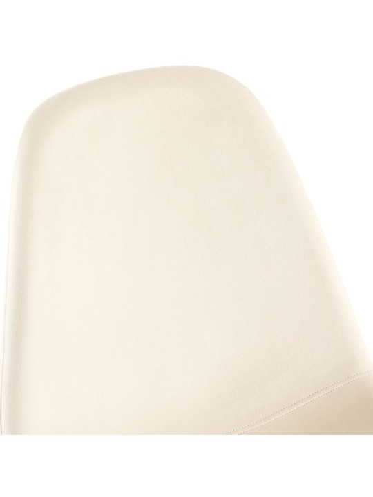Cadeira de jantar de veludo Napier, creme Cadeira de jantar de veludo Napier, creme