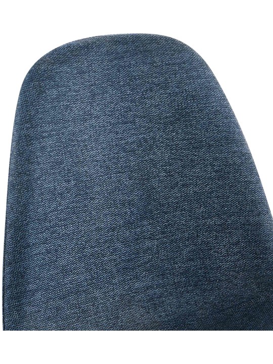 Cadeira de jantar em tecido Napier, azul escuro