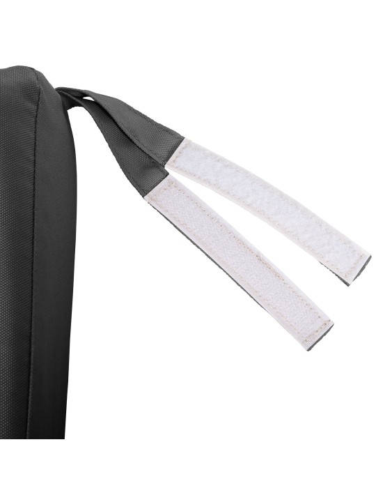 Banco de balanço Joyce com almofada de assento 180 cm + teca, cinza escuro