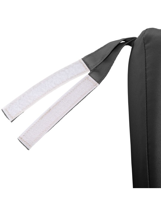 Banco de teca Jackson com almofada de assento 240 cm + teca, cinza escuro Banco de teca Jackson com almofada de assento 240 cm + teca, cinza escuro