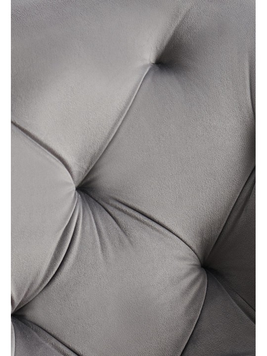 Conjunto de 2 cadeiras de jantar Antigo veludo, cinza escuro Conjunto de 2 cadeiras de jantar Antigo veludo, cinza escuro