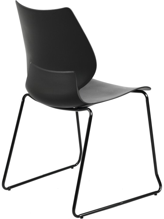 Conjunto de 2 cadeiras Houma, preto Conjunto de 2 cadeiras Houma, preto