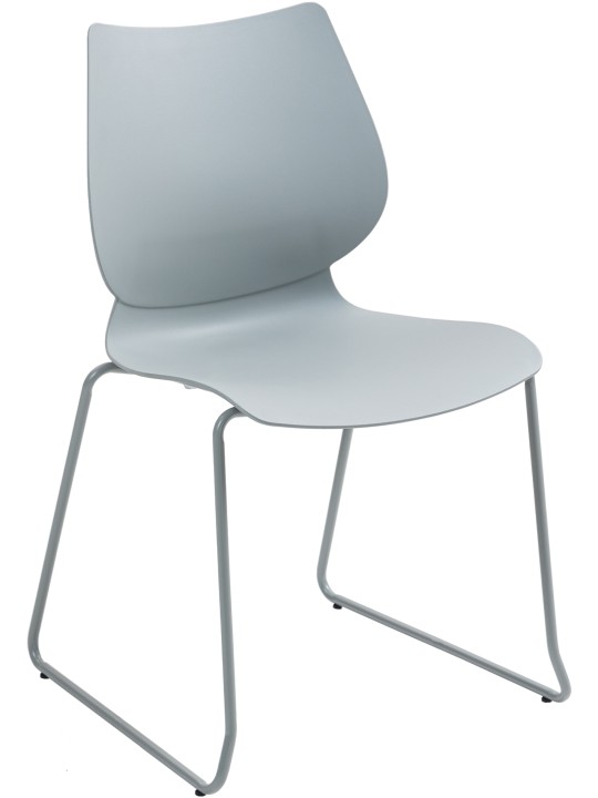 Conjunto de 2 cadeiras Houma, cinza