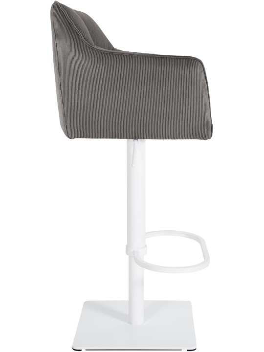 Banqueta alta Damaso W Cord, taupe