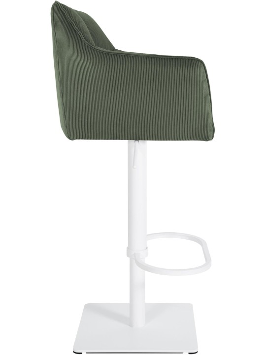 Banqueta alta Damaso W Cord, verde